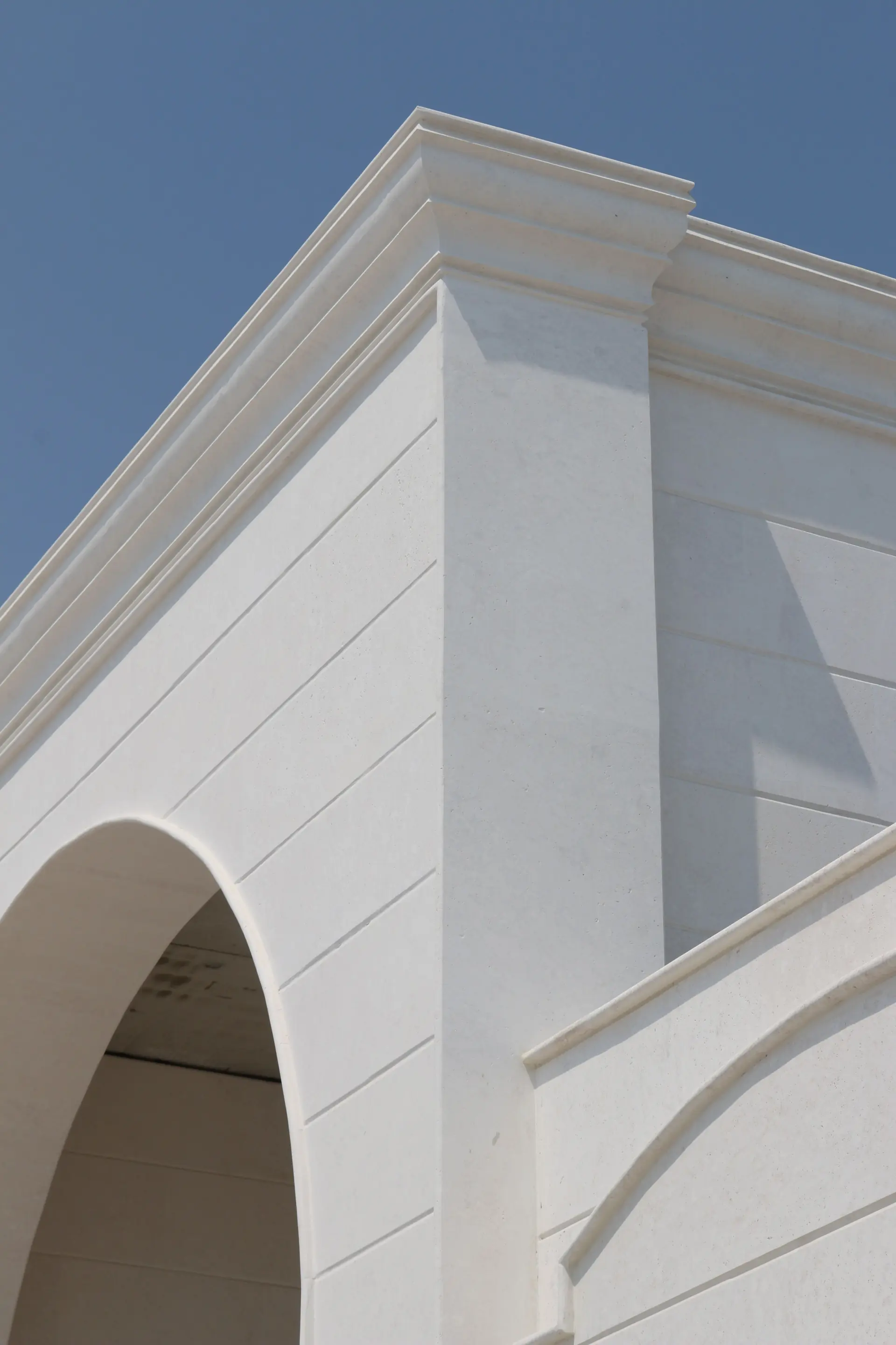 Luxury natural stone facade and marble cladding by Auckland Construction in Doha, Qatar